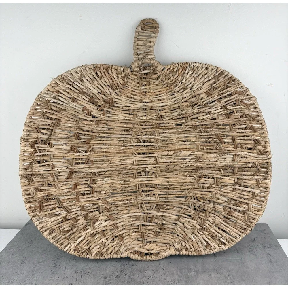 Hand Woven Pumpkin Fall Decor
